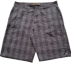 O’Neill Men’s Brown Plaid Shorts Size 36 Inseam 11"
